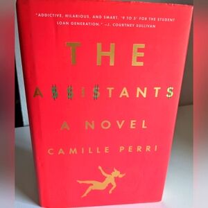 Red Novel Book - The Assistants by Camille Perri Hardcover Good Condition